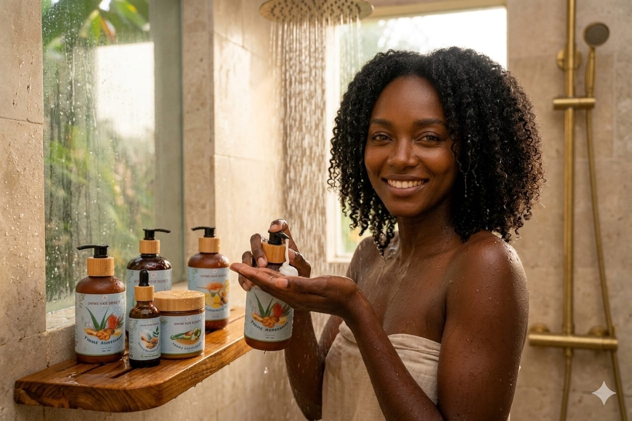 Routine capillaire Divine Hair Secrets